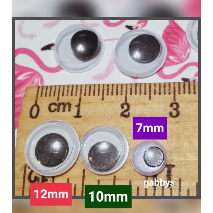 Moving eyes/googly eyes for puppet and art activities 7mm,10mm,12mm ...