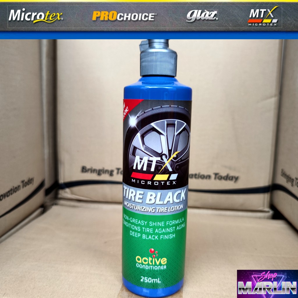 Microtex MTX Tire Black Moisturizing Tire Lotion 250ml Shopee Philippines