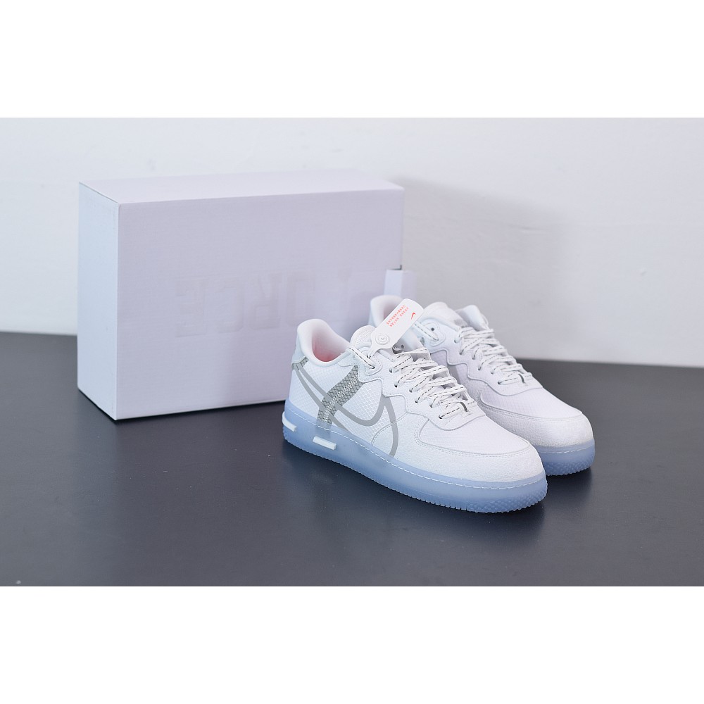 nike air force 1 react white ice