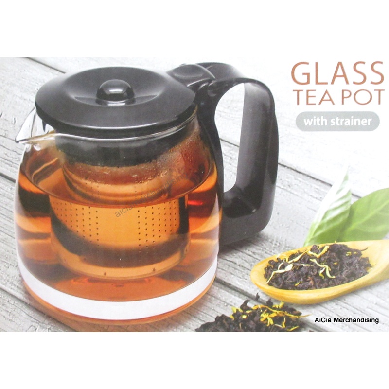700ml Coffee or Tea Glass Pot with Strainer Shopee Philippines