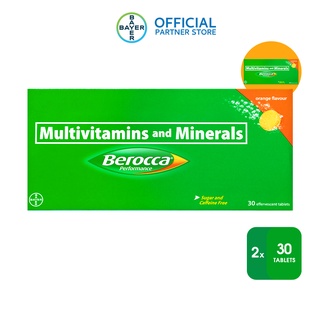 Berocca Orange Energy Vitamins Family Pack 30 Tablets x2