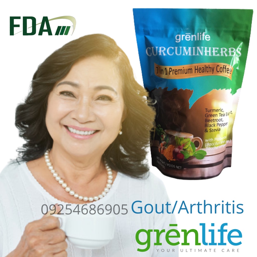 3 Grenlife Curcumin Herb Green Coffee Turmeric Natural Anti