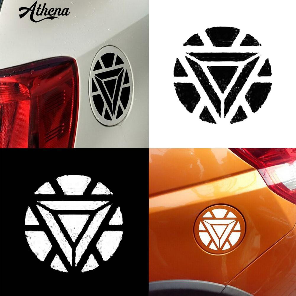 Iron Man Logo Reflective Waterproof Decal Car Stickers Motorcycle