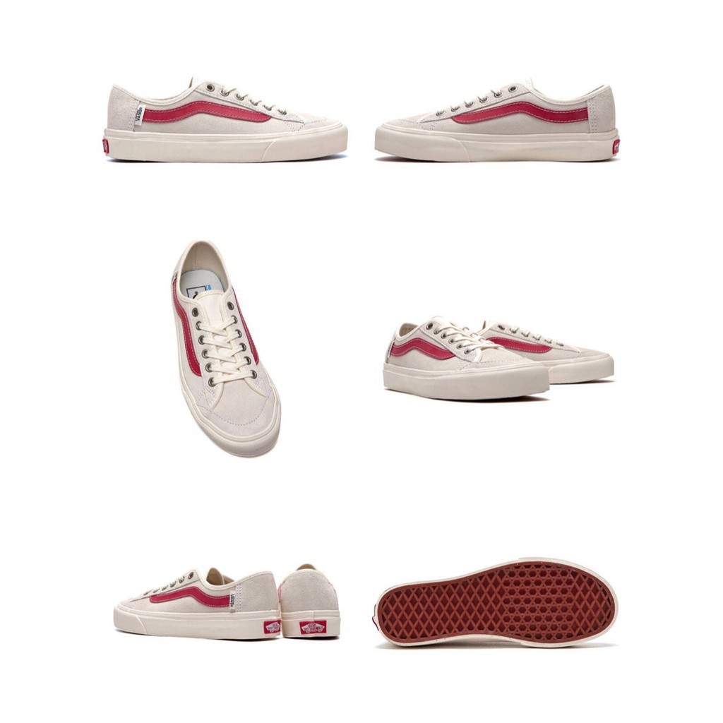 vans black ball white red