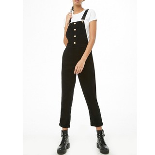 forever 21 black overalls