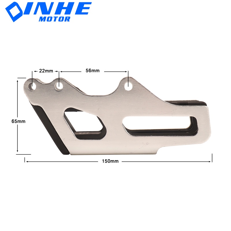 JK Motorcycle Chain Guide Guard Aluminum Chain Guides And Inner Glue