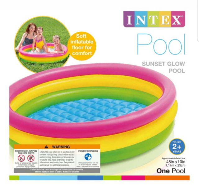 inflatable 3 ring swimming pool