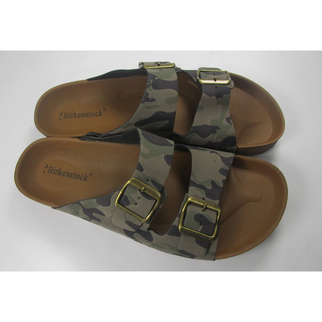 mens camo birkenstocks