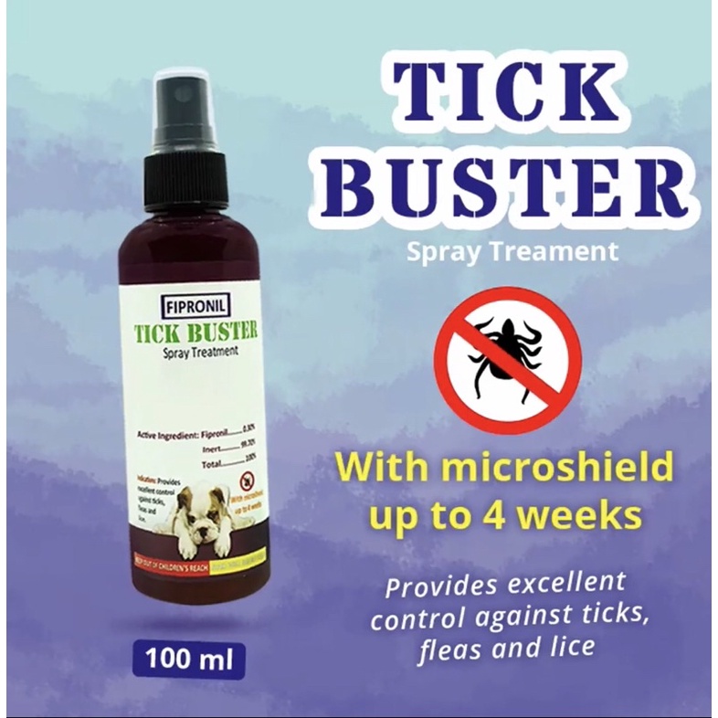 Ticks Buster Spray Treatment against Fleas, lice and Ticks for Pets