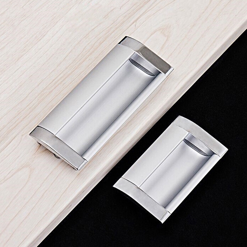 Hidden Handles Aluminum Alloy Kitchen Cupboard Pulls Drawer