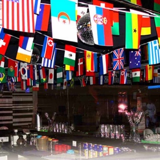 1 set Different Countries Flag & wk international World Banner 25M #6