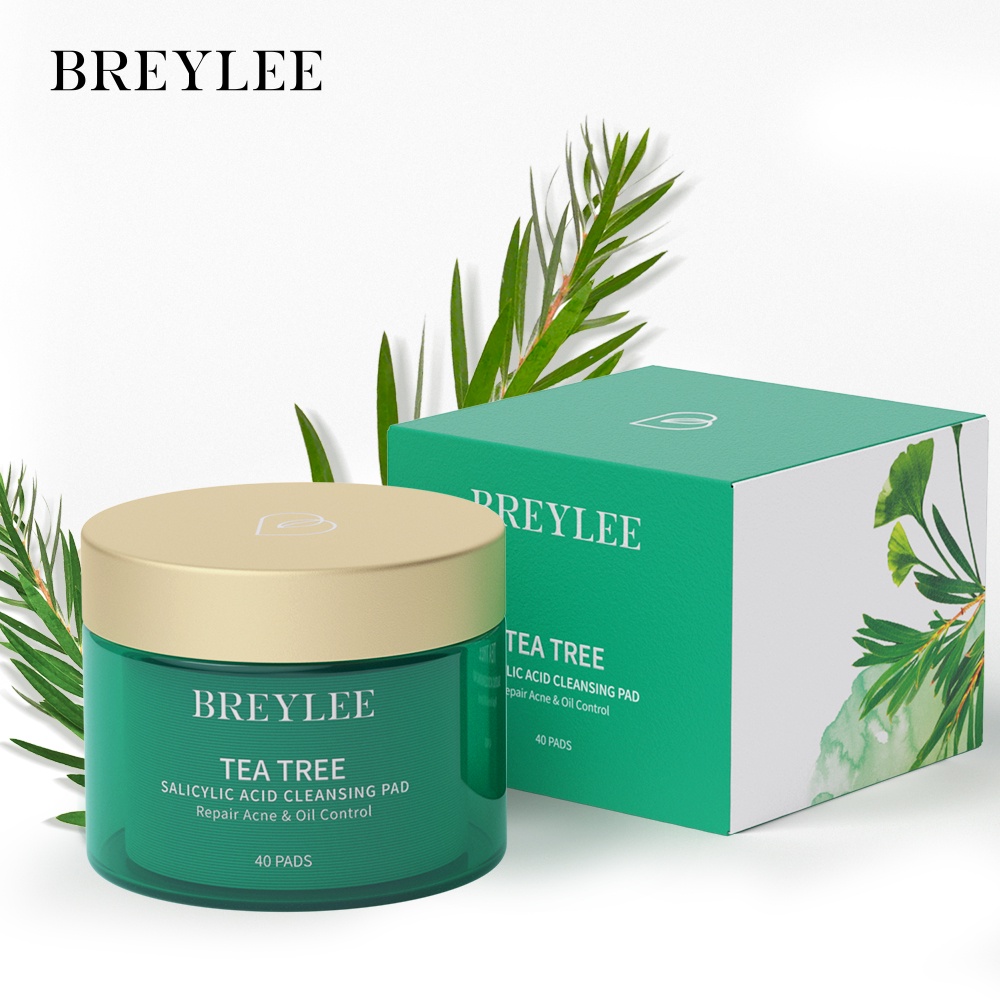 BREYLEE Tea Tree Salicylic Acid Cleansing Pad Control Oil Acne