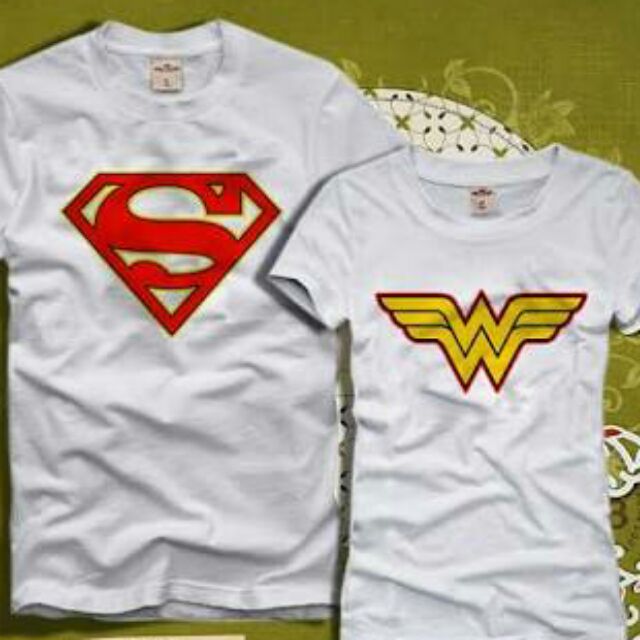 superhero couple shirts