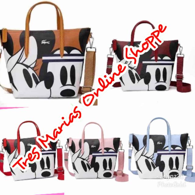 lacoste mickey mouse bag price