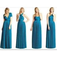 teal blue infinity dress