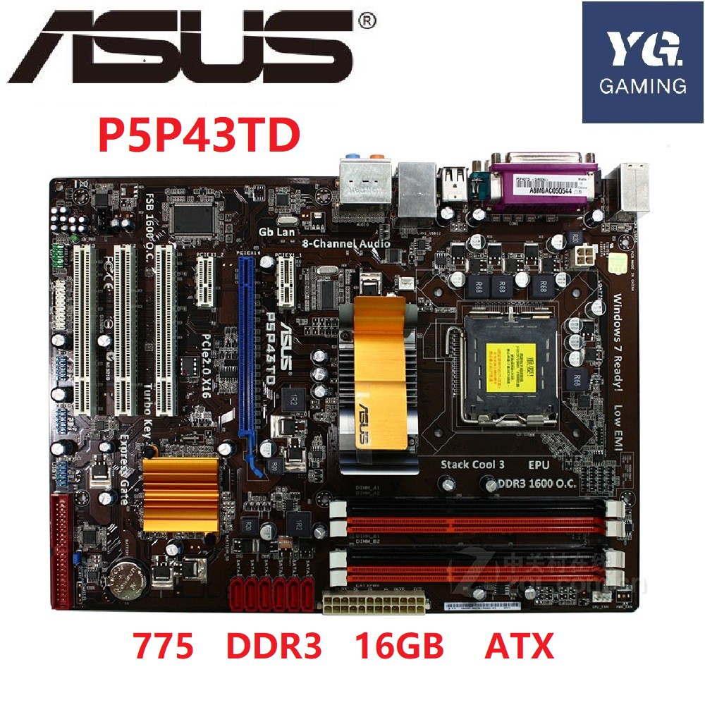 Asus p5p43td нет изображения