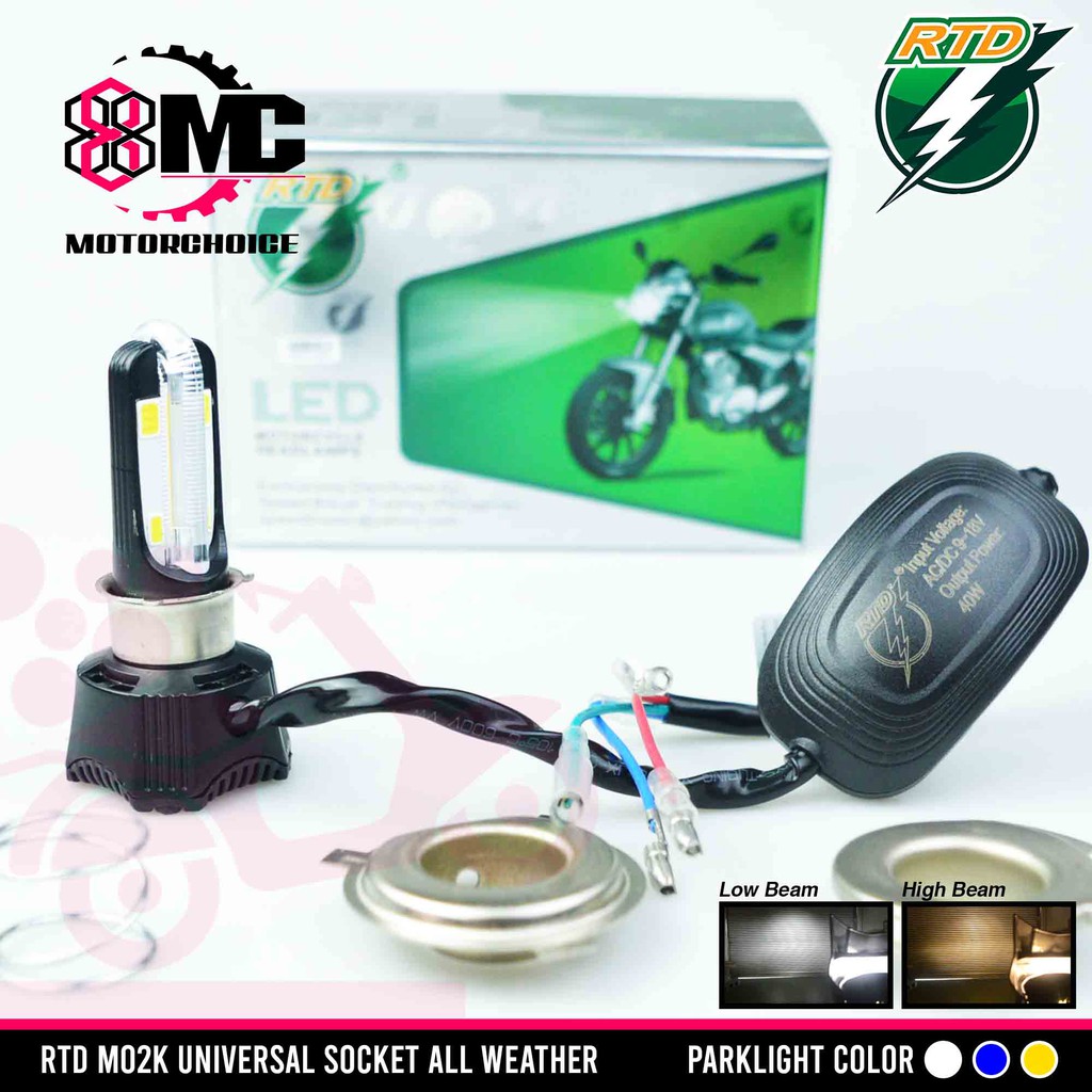 RTD M02K All Weather Universal LED Headlight / MIO / BEAT / XRM / WAVE