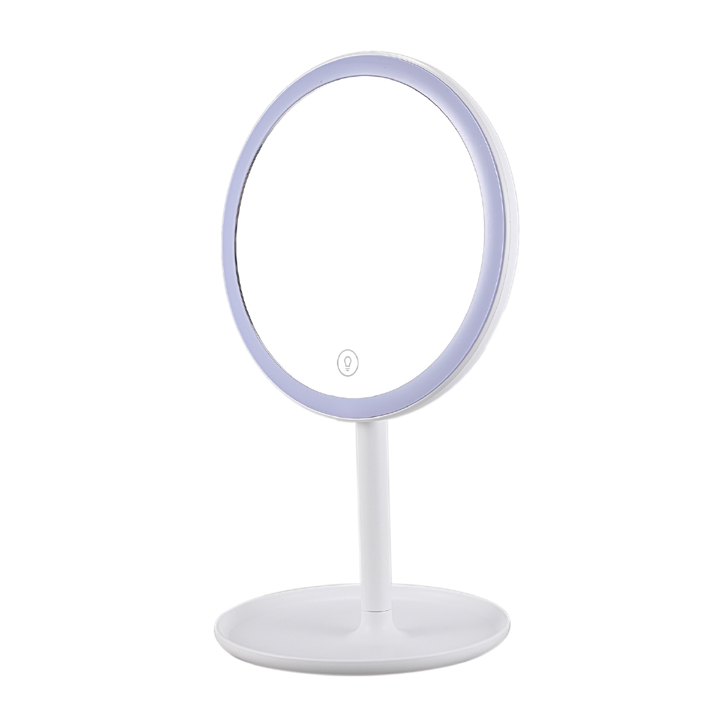 round makeup mirror with lights