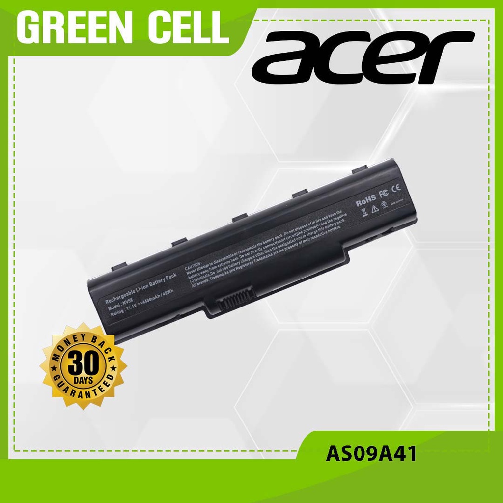 Battery for Acer eMachines Laptop D525 E525 E527 E627 E725 AS09A41