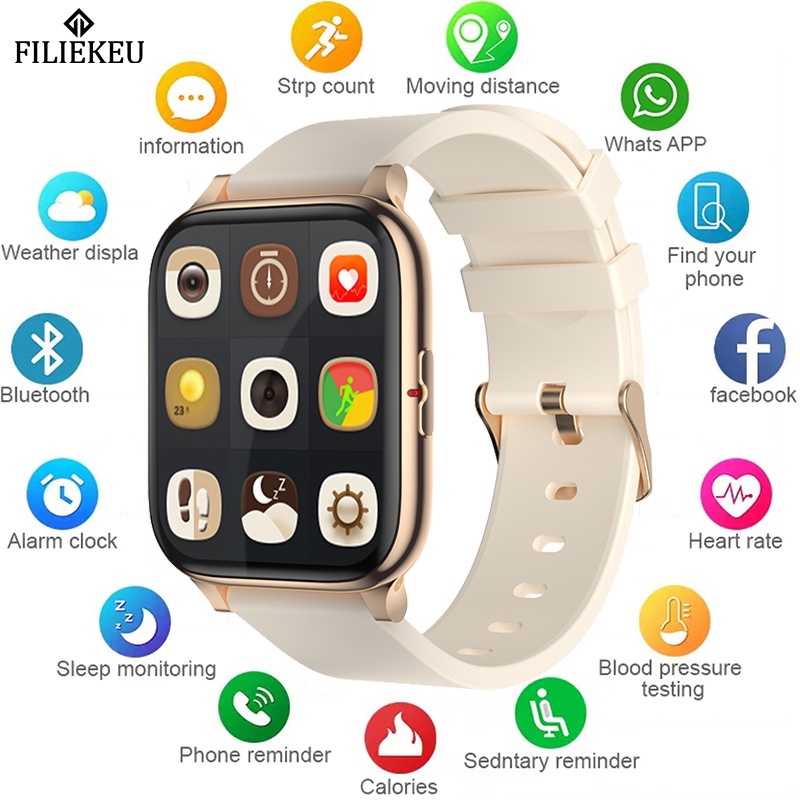 FILIEKEU New Fashion Smart Watch Bluetooth Waterproof Ultra Thin HD