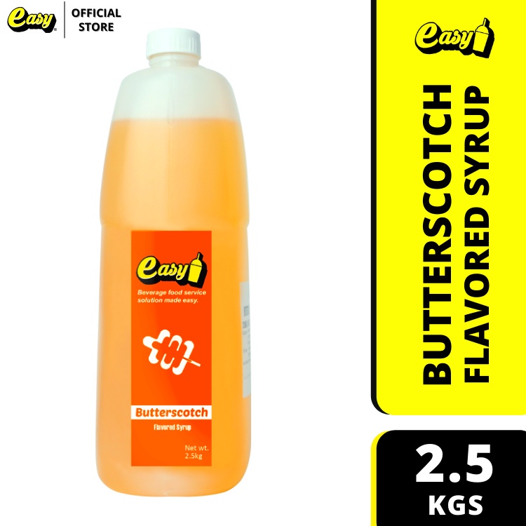 EASY BRAND Butterscotch syrup 2.5kg Shopee Philippines