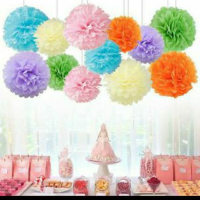 8 inches Pompoms (1 piece ) | Shopee Philippines