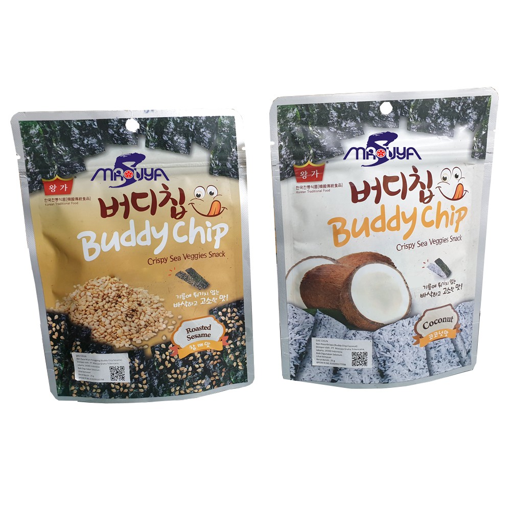 Daechun Crispy Buddy Chip Snack Nori Seaweed 25Gr Shopee Philippines