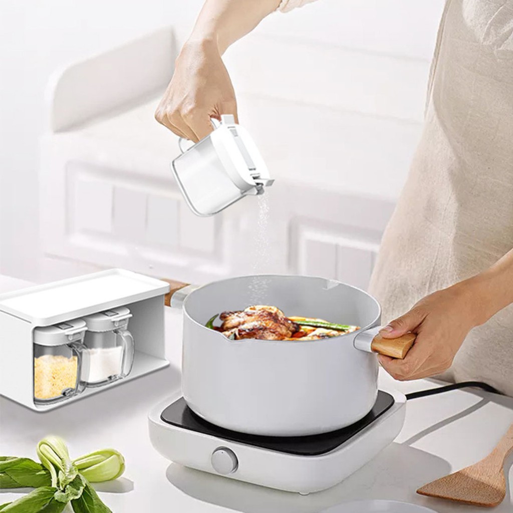 Kitchen Salt Sugar Condiment Storage Containers with Lid ...