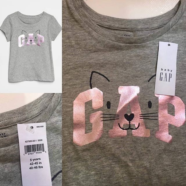 Gap Toddler Metallic Gap Logo Short Sleeve T Shirt Shopee Philippines - electro shirt electro hood roblox