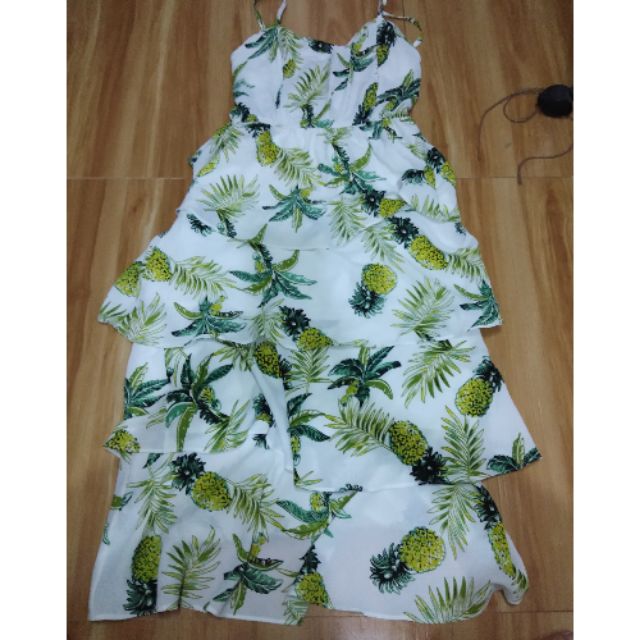 2 piece hawaiian dress