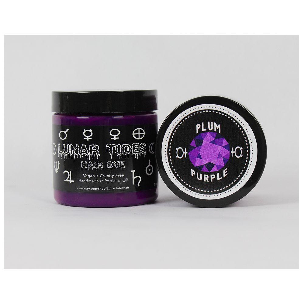 Lunar Tides Plum Purple Semi-Permanent Magenta Hair Dye - ilovetodye