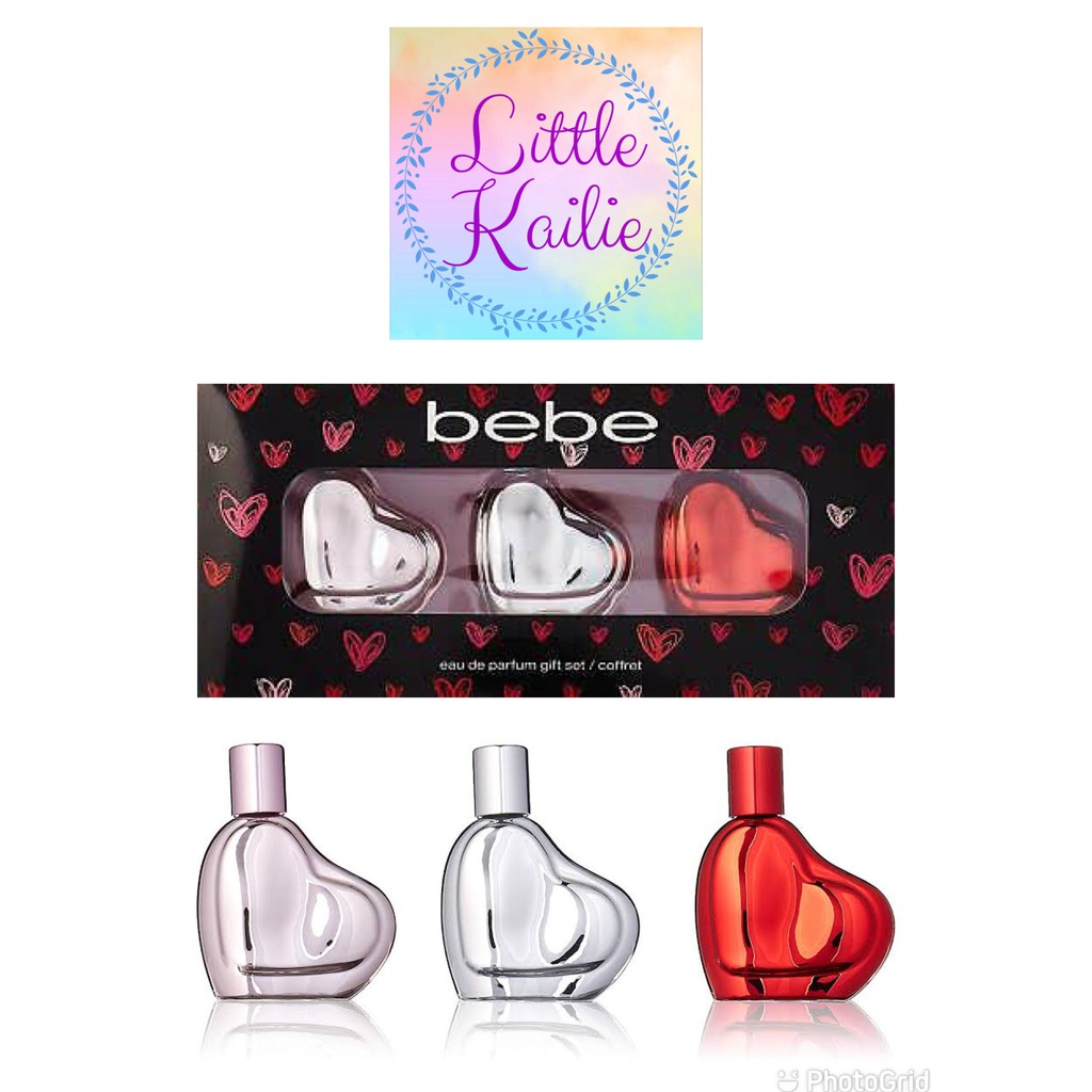 Bebe Perfume Collection 3 Piece Gift Set For Women Shopee Philippines