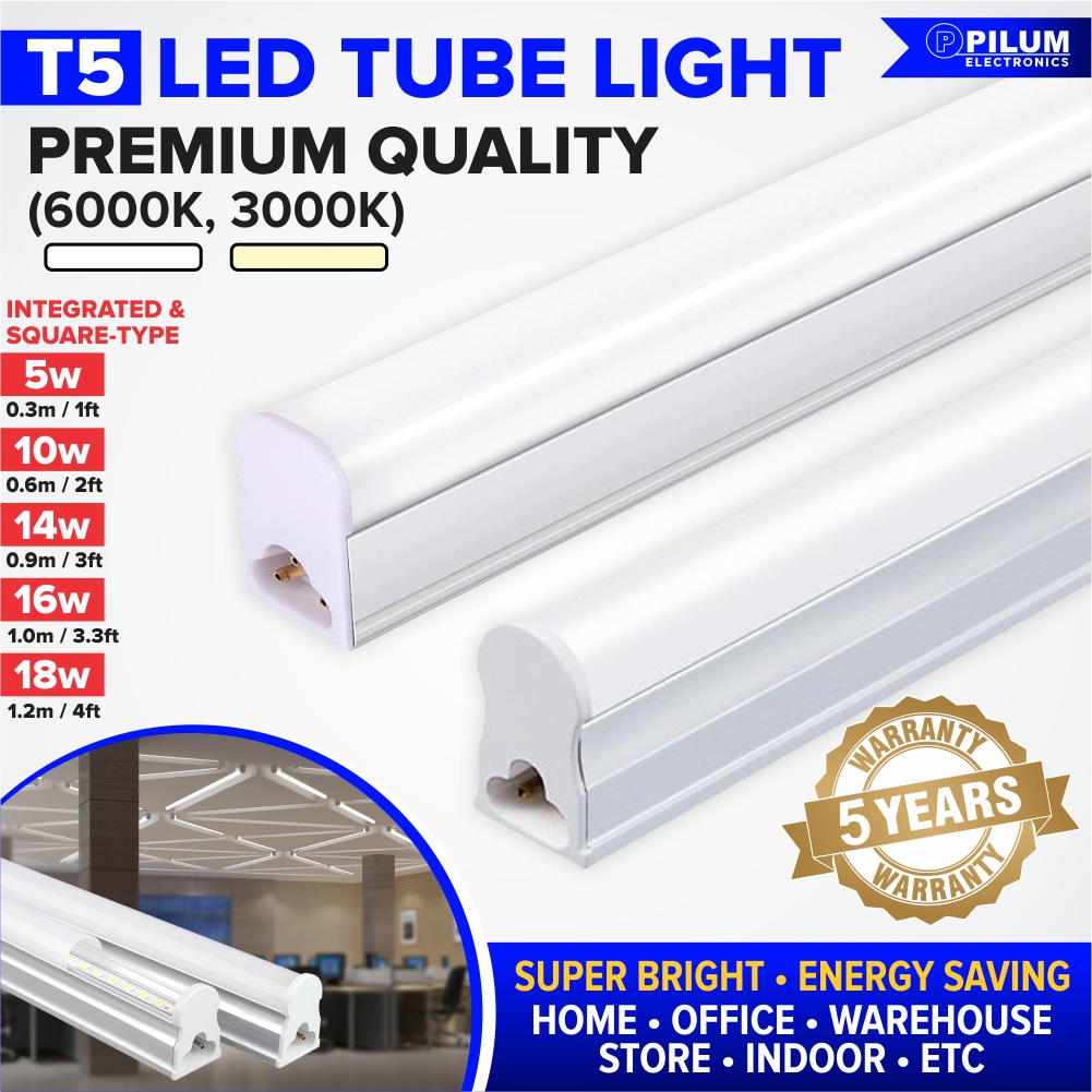 T5 LED Tube Light 5W 10W 14W 16W 18W Premium Quality Integrated ...