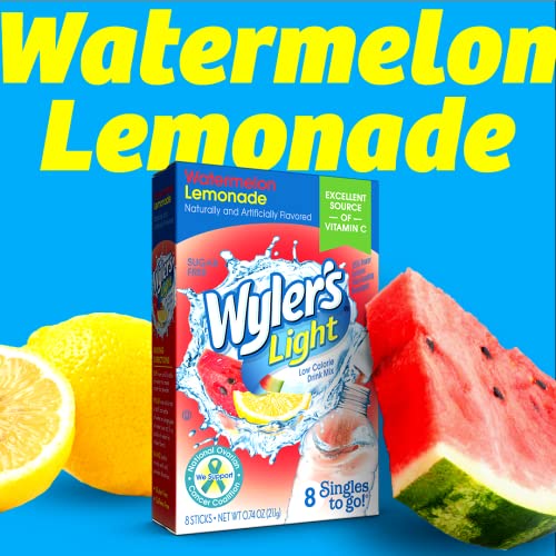 Wyler's Sugar Free Juice Powder Drink Mix Watermelon Lemonade Flavor