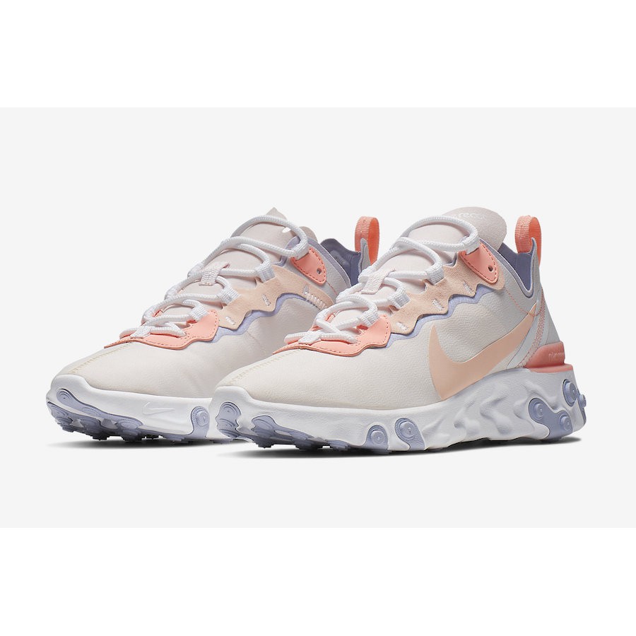 nike react pale pink