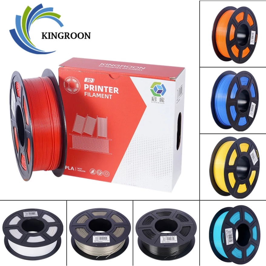 KINGROON 3D Printer PLA Filament 1KG 1.75mm Standard 1 Rolls