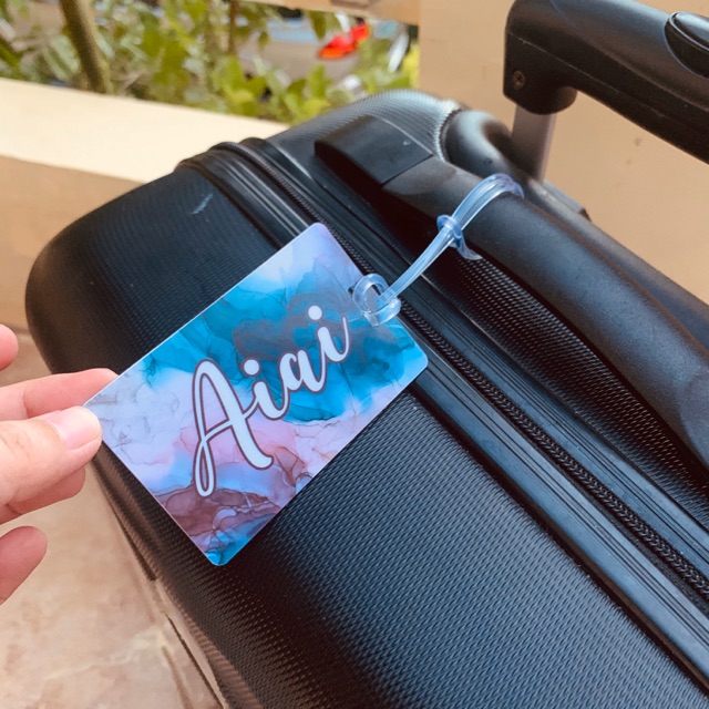 luggage tag shopee