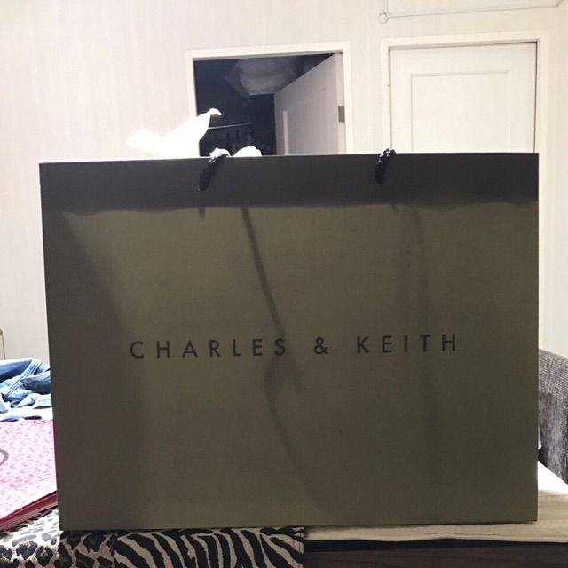 paper bag charles and keith