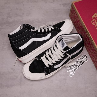 triple white vans sk8 hi