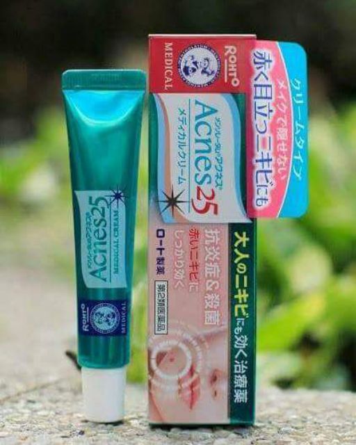 Mentholatum Acnes25 Medical Cream<br />
<br />
- [Direct from Japan]