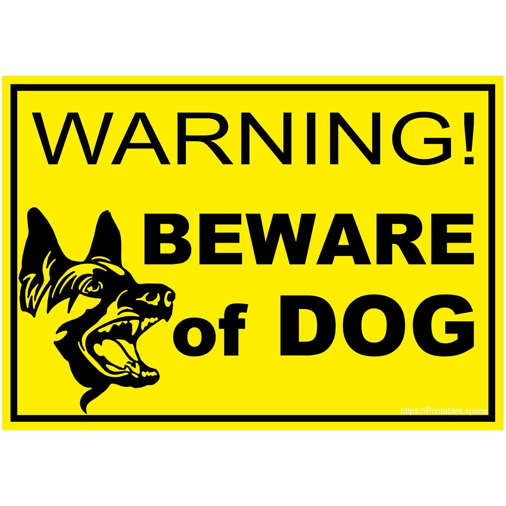 Beware Of Dog Mag Ingat Sa Aso Sign Laminated Signage vrogue.co