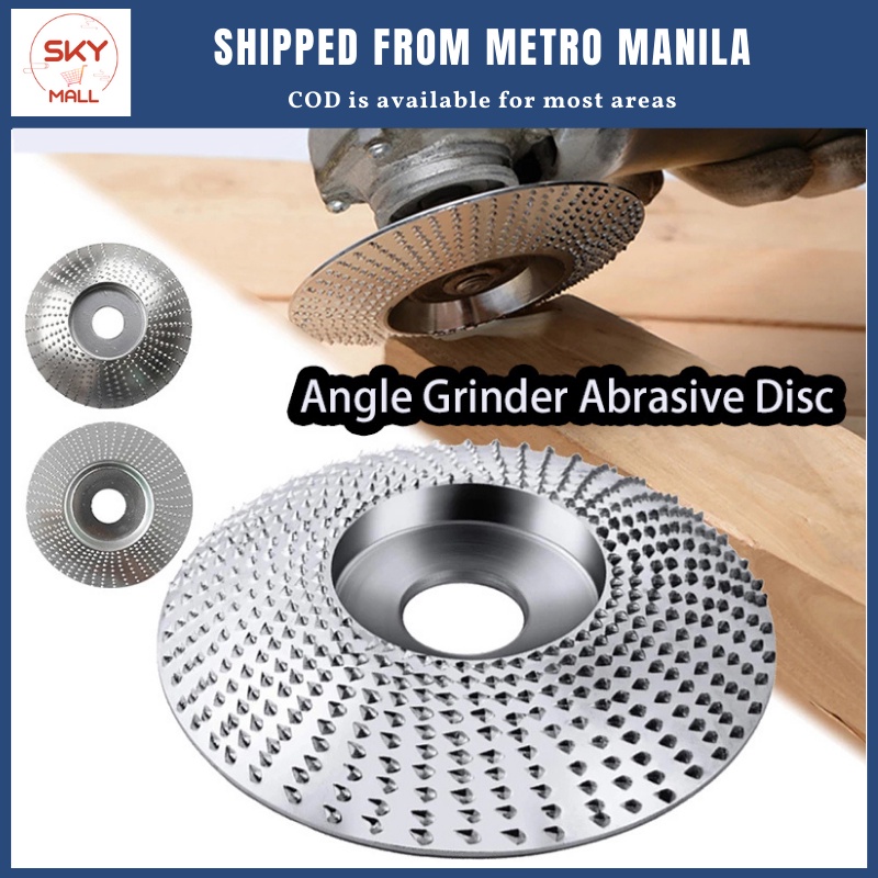 Wood Angle Grinding Wheel Rotary Disc 4 inch Angle Grinder Abrasive Disc Wood Grinding Polishing