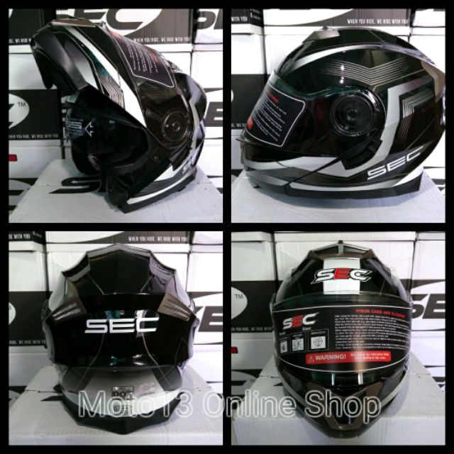 SEC Modular dual visor helmet Shopee Philippines