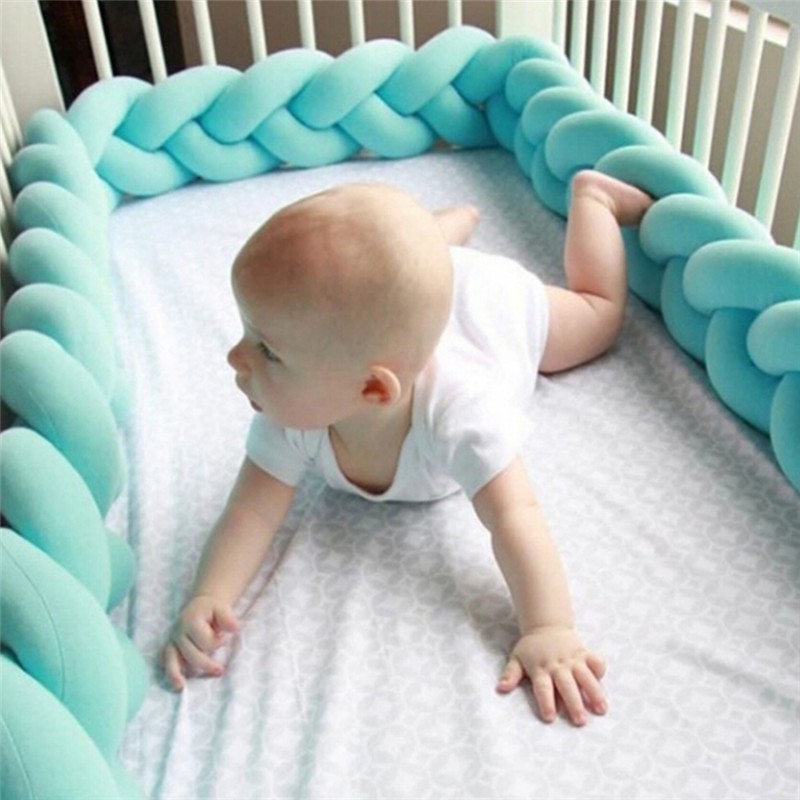 soft knot crib bumper