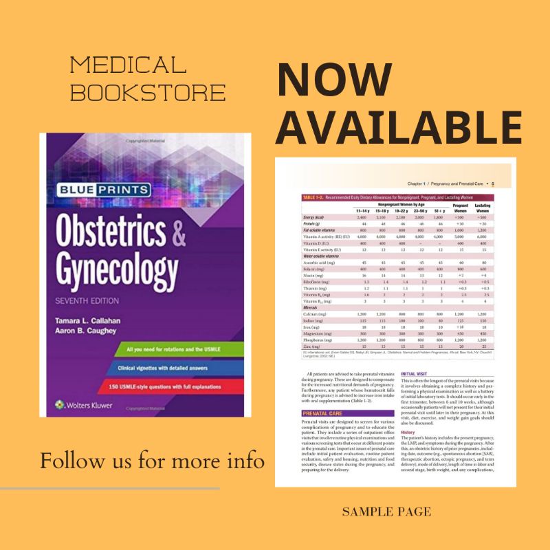 Blueprints Obstetrics And Gynecology 7th Ed Shopee Philippines