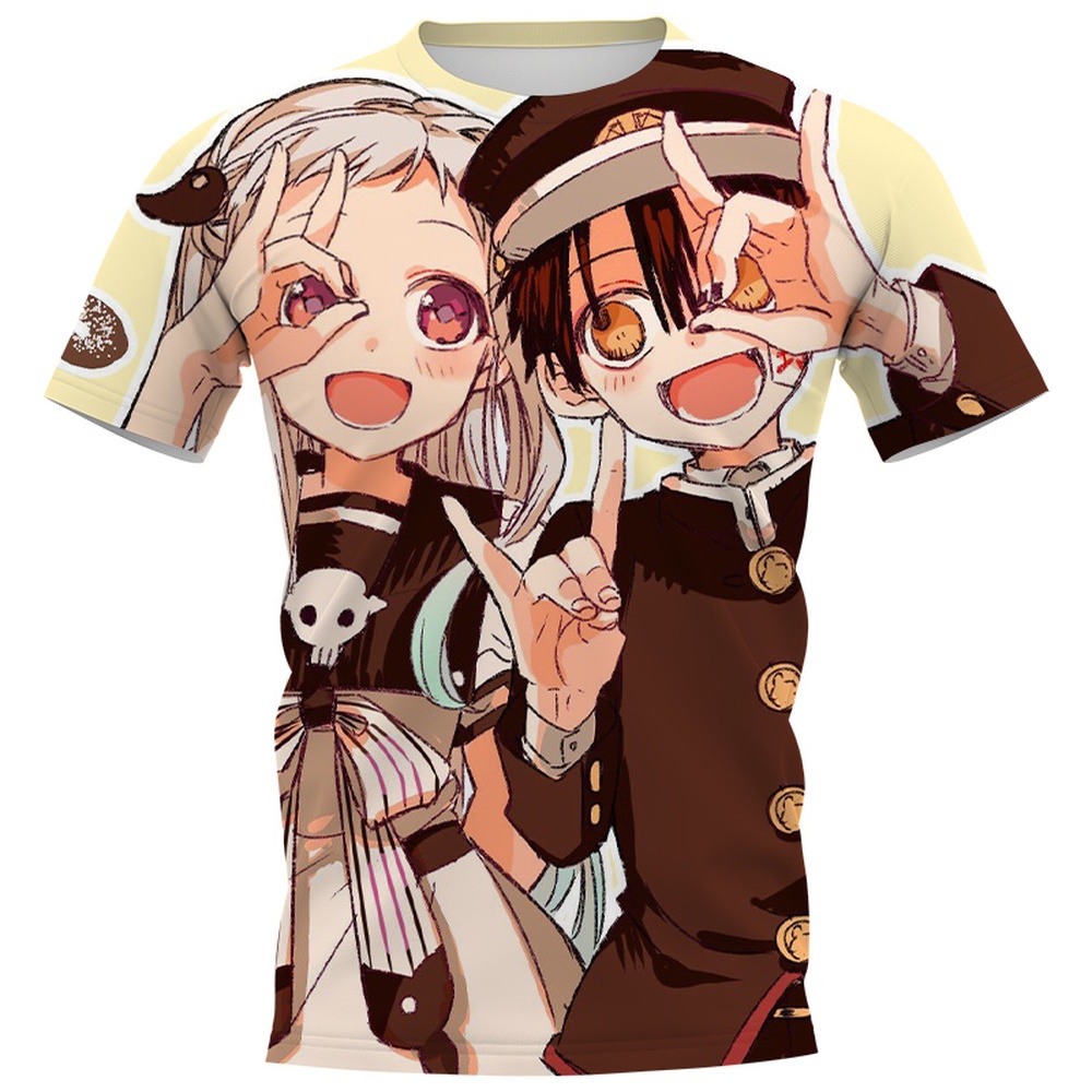 Cloocl Anime Toilet Bound Hanako Kun Men Women Tops 3d Print Street Style Summer T Shirts Shopee Philippines