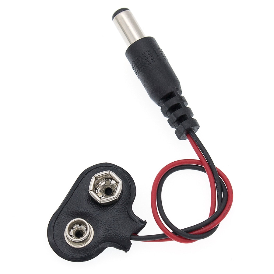 9V DC Battery Power Cable Plug Clip barrel jack connector for Arduino DIODAANINA 