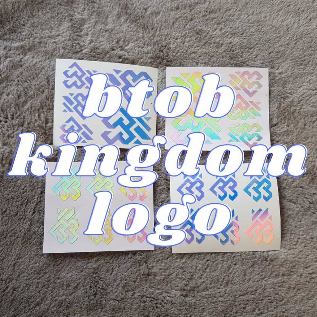 BTOB KINGDOM LOGO STICKER/DECAL | Shopee Philippines