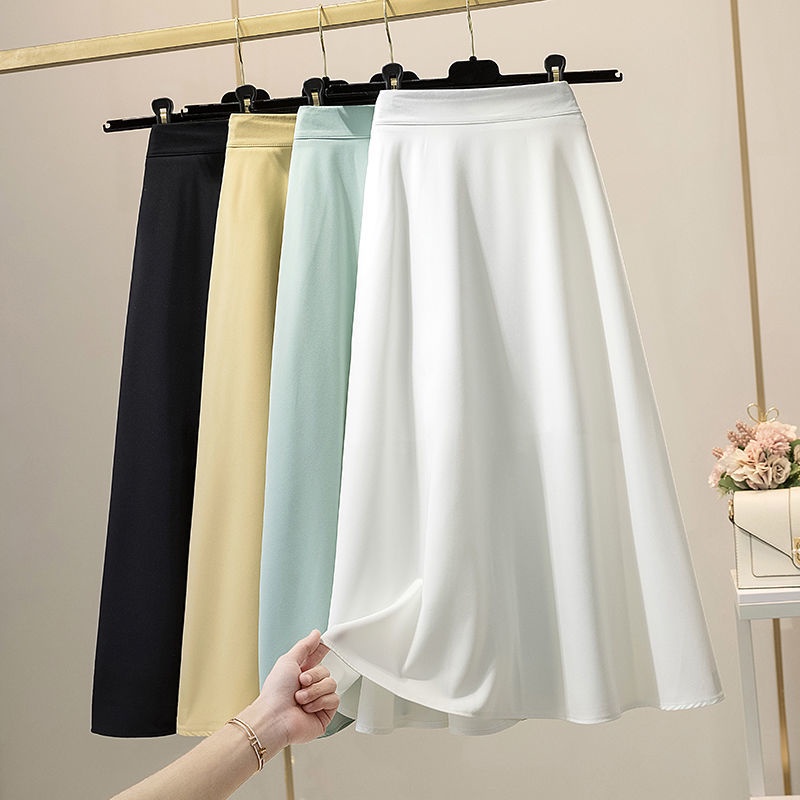 75CM Skirt Labuh Kain Kembang Retro Floral Pleated Long SkirtBig Size A ...