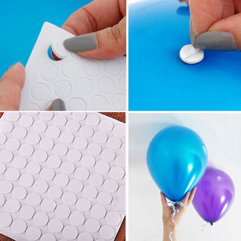 Balloon Decoration 100 Points Balloon Attachment Glue Dot